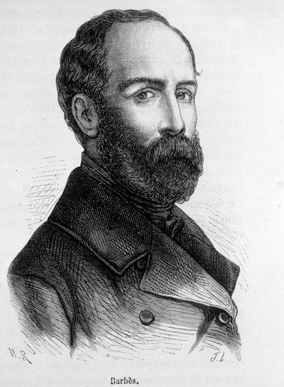 Portret van Armand Barbes, Franse revolutionair (1809-1870) door French School