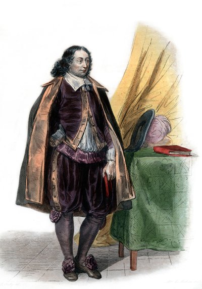 Portret van Blaise Pascal (1623-1662), Franse wiskundige en schrijver door French School