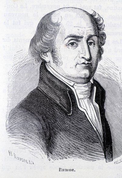 Portret van Charles Gilbert Romme, Franse politicus (1750-1795) - in 