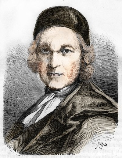 Portret van Charles de Saint-Évremond door French School