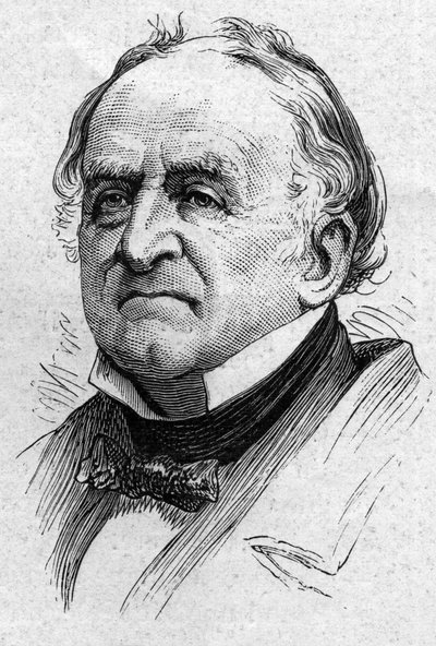 Portret van Charles de Viel Castel (1800-1887), Franse diplomaat en academicus. Gravure in 