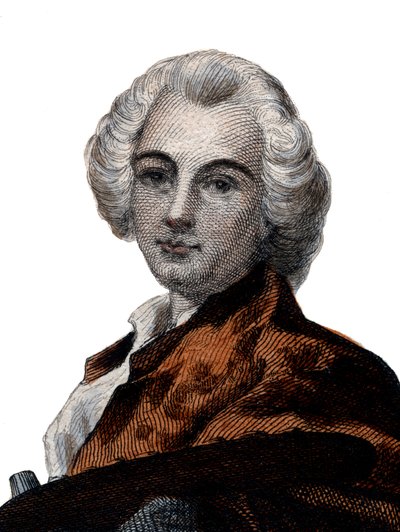 Portret van Claude Joseph Vernet (1714-1789), Franse schilder door French School