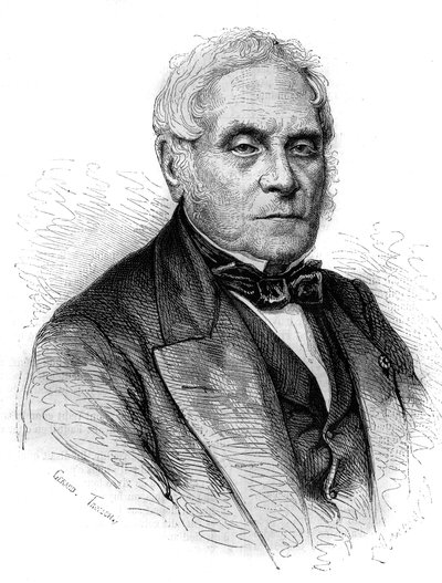 Portret van Daniel Francois Esprit Auber (Daniel-Francois-Esprit) (1782-1871), Franse componist. Gravure uit 1867-1868. door French School
