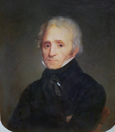 Portret van Dr. Berlioz, vader van Hector Berlioz door French School