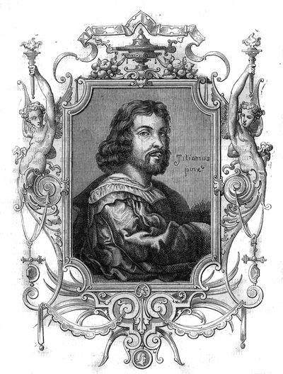 Portret van keizer Othon I van Germania, bekend als de Grote (Otton, 912-973). Gravure in 