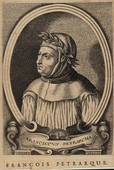 Portret van Francesco Petrarca door French School