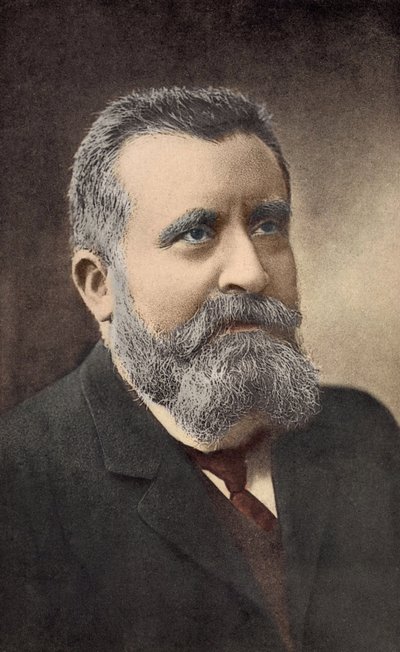 Portret van de Franse politicus Jean Jaurès (1859-1914) door French School