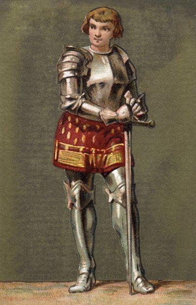Portret van Gaston de Foix, hertog van Nemours Franse krijgsman (Mazères, Ariège). door French School