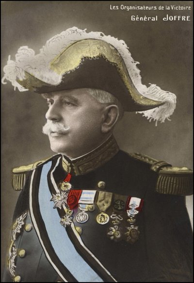 Portret van Generaal Joseph Joffre (1852 - 1931). door French School