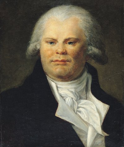 Portret van Georges Danton (1759-94) door French School