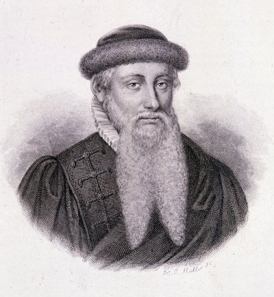 Portret van Gutenberg - in 