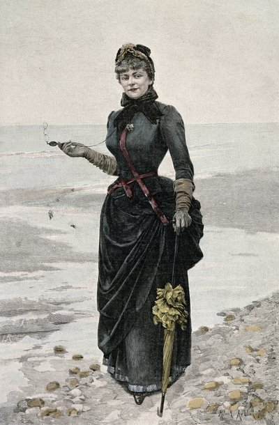 Portret van Gyp (Sibylle Gabrielle Marie Antoinette Riquetti de Mirabeau, Gravin van Martel de Janville) (1849-1932), Franse schrijfster door French School