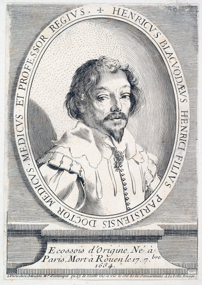 Portret van Henry Blackwood, pub. gravure door French School
