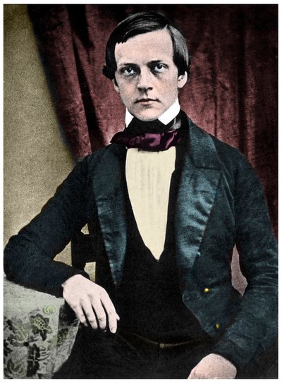 Portret van Hermann von Helmholtz (1821-1894), Duitse natuurkundige, anatoom en fysioloog door French School