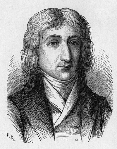 Portret van Jacques Garnerin, uitvinder van de parachute - in 