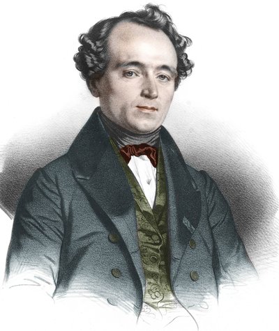 Portret van Jean Baptiste Andre Dumas (1800-1884) Franse chemicus door French School