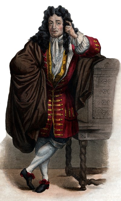 Portret van Jean de La Bruyère (1645-1696) door French School