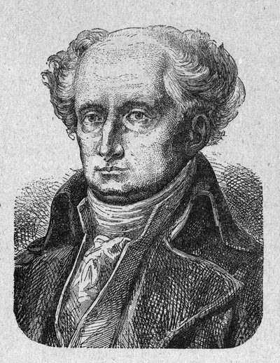 Portret van Joseph Jerome Simeon, Franse advocaat en politicus. Gravure uit 1889. Privécollectie door French School