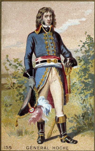 Portret van Lazare Louis Hoche (1768-1797), Franse generaal. door French School