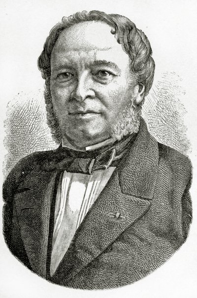 Portret van Louie Hachette, 1893 door French School