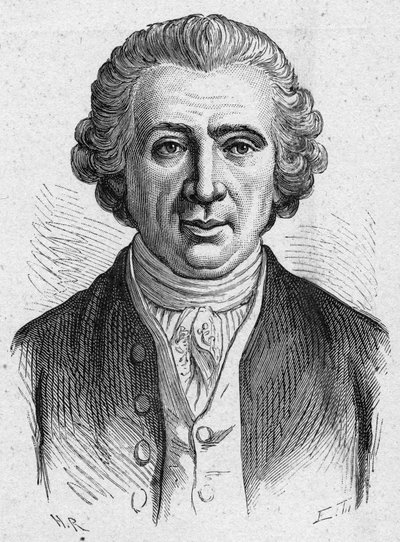 Portret van Louis Jean Marie Daubenton, Franse natuuronderzoeker (1716-1800). Gravure uit 1889. Privécollectie door French School