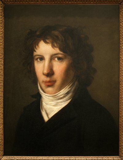 Portret van Louis de Saint Just (Saint-Just) door French School