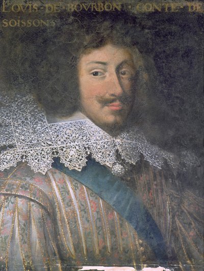 Portret van Lodewijk van Bourbon (1604-41) Graaf van Soissons door French School