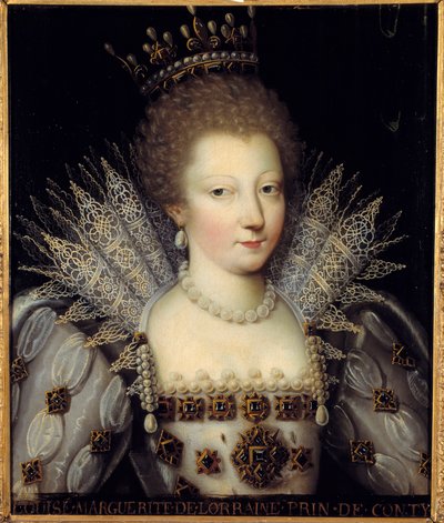 Portret van Louise Marguerite de Lorraine, Prinses van Conti door French School