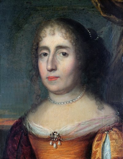 Portret van Madame de Scudery door French School