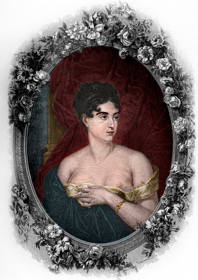 Portret van Marguerite Josephine Wiemer (Marguerite Georges) door French School