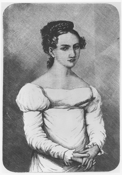 Portret van Maria Wereszczaka door French School
