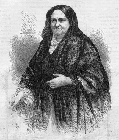 Portret van Marie Christine Ferdinande de Bourbon door French School