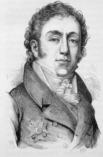 Portret van Mathieu Montmorency, Franse politicus (1766 - 1826) - in 