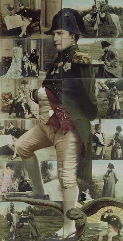 Portret van Napoleon Bonaparte en scènes uit zijn leven, 19e-20e eeuw door French School