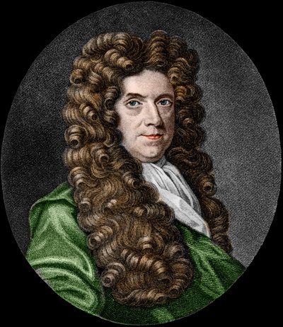 Portret van Nehemiah Grew (1641-1721), Engelse botanicus door French School