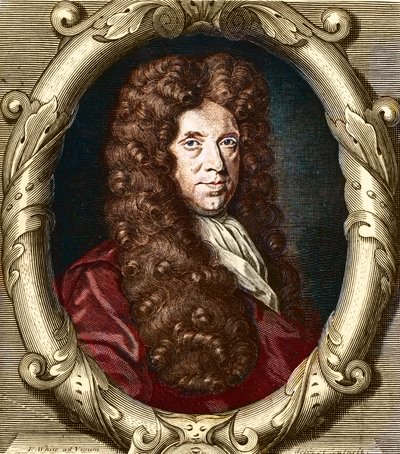 Portret van Nehemiah Grew (1641-1721), Engelse botanicus door French School