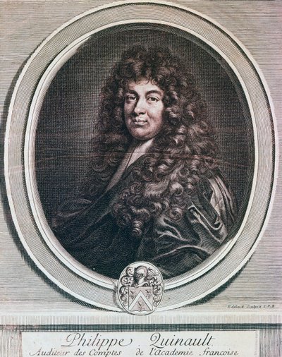 Portret van Philippe Quinault door French School