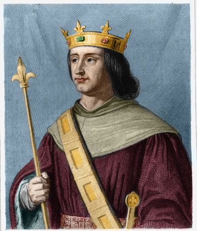 Portret van Philippe VI de Valois (1294 - 1350), Koning van Frankrijk - in 