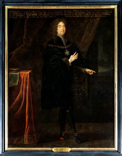 Portret van Pierre Francois Maximilian IV van Bethune, derde hertog van Sully door French School
