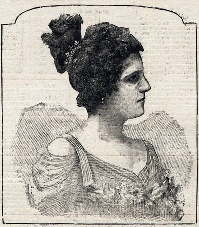 Portret van prinses Caraman-Chimay (Clara Ward - 1873 - 1916) door French School