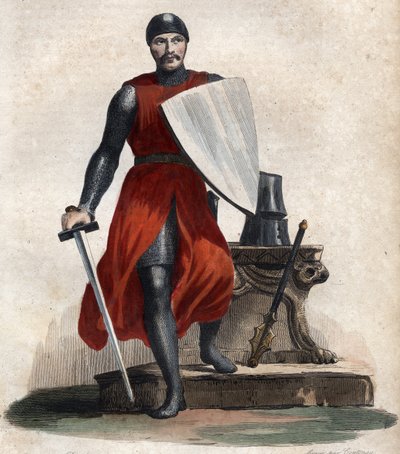 Portret van Robert IV de Sterke (Rutpert) (ca. 815-866), Graaf van Orleans door French School
