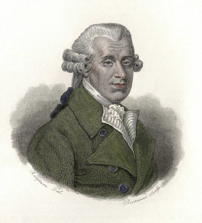 Portret van William Hawes door French School