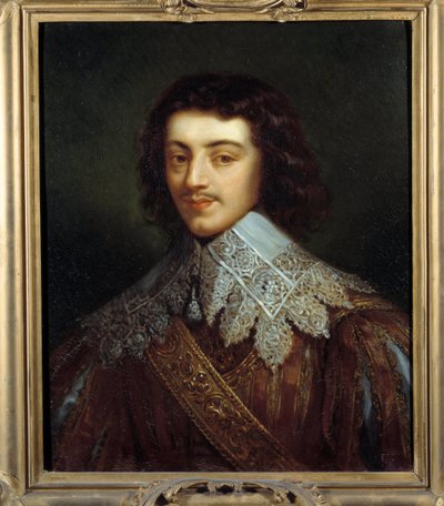Portret van de Markies de Cinq Mars door French School
