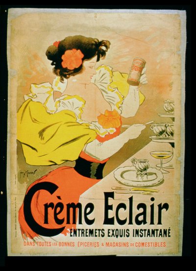 Poster voor Creme Eclair Instant Dessert door French School