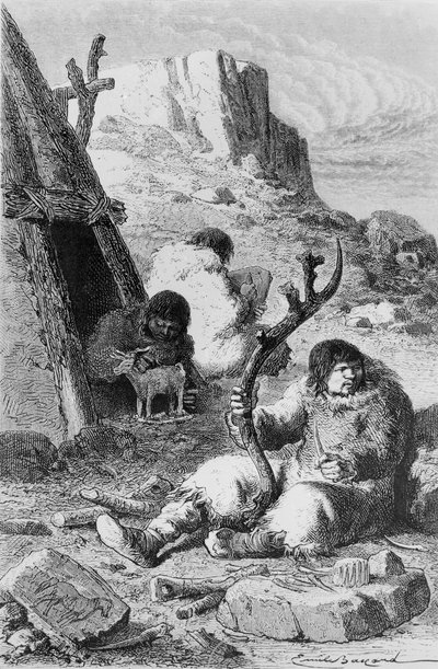 Prehistorische kunstenaars, uit L