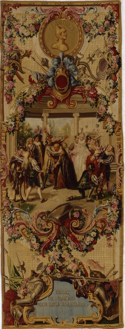 Regence Gobelins wandtapijt met het verhaal van Don Quichot, 1717-18 door French School