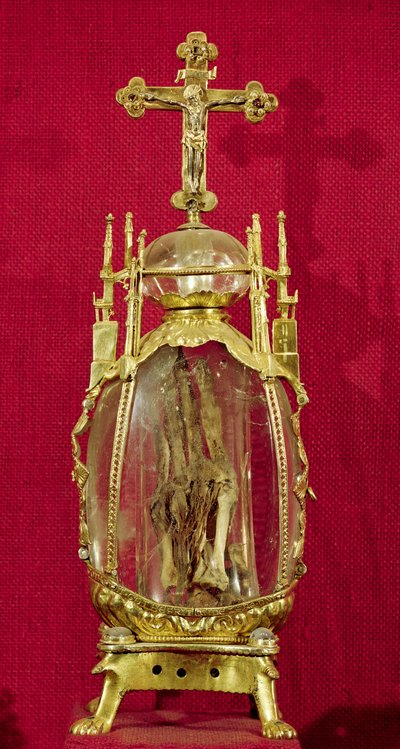 Relikwie met de hand van St. Attalia (c.697-741) 12e-15e eeuw door French School