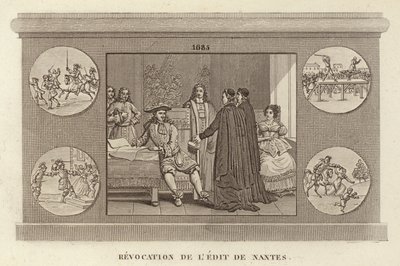 Herroeping van het Edict van Nantes door French School