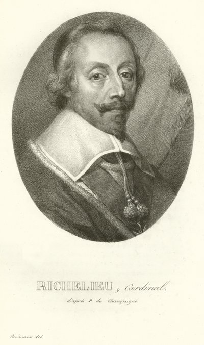 Richelieu, Kardinaal door French School