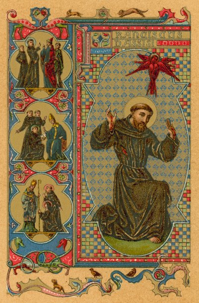 Heilige Franciscus van Assisi door French School